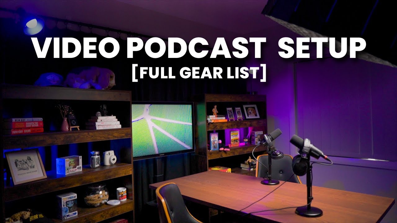 Video podcast studio setups: backgrounds, lighting & camera options for 2026