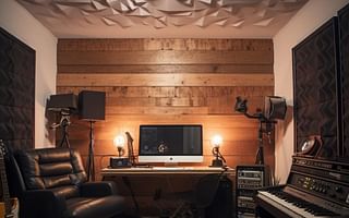 How can I do acoustic treatment of a small room on a budget?