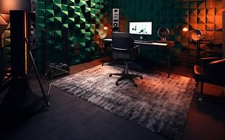 What are the best materials for building a professional recording studio?