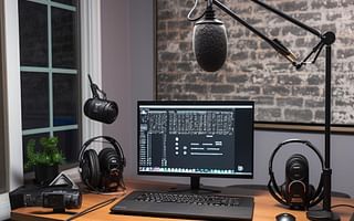 What are the essential steps for setting up a podcast studio at home?