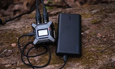 What device is recommended for audio recording on the go?