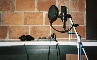 What equipment is needed for a home recording studio?