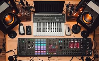 What equipment is needed to set up a DIY music studio at home?