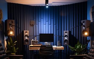 What is the best type of acoustic room for recording vocals in a home studio?