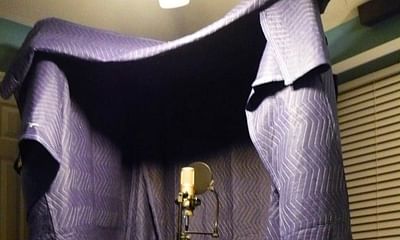 What is the easiest and cheapest way to create a vocal booth at home?