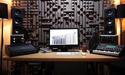 What material should I use to cover the walls of my home recording studio?