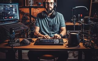 What parameters should I consider when selecting audio equipment and software for recording podcasts?