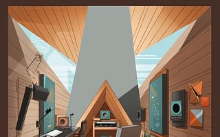 Where should I place acoustic panels in my home studio for optimal sound quality?